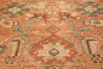 Antique Room Size Persian Sultanabad Rug 50004 Tiny Ivory Flower Nazmiyal