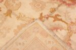 Back Large decoration Antique Turkish Oushak rug 48473 by Nazmiyal