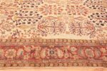 Border Antique Ivory Persian Sultanabad rug 50095 by Nazmiyal