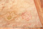 Corner Large decoration Antique Turkish Oushak rug 48473 by Nazmiyal