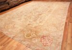 Full Large decoration Antique Turkish Oushak rug 48473 by Nazmiyal