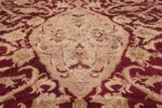 Large Antique Indian Agra Rug 44603 Central Medallion Nazmiyal