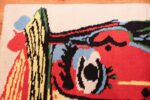 vintage pablo picasso rug 46873 corner Nazmiyal