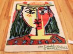 vintage pablo picasso rug 46873 whole Nazmiyal