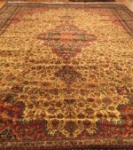 Detail 5 - Vintage Persian Qum Rug 50326