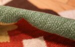 vintage scandinavian swedish kilim 46860 pile Nazmiyal
