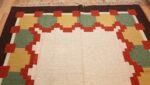 vintage scandinavian swedish kilim 46860 top Nazmiyal