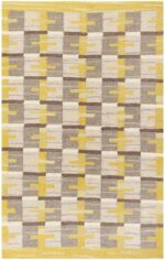 Vintage Scandinavian Swedish Kilim 48560 Nazmiyal
