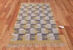 Vintage Scandinavian Swedish Kilim 48560 Whole Design Nazmiyal
