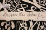 vintage voice of a dead sea scroll tapestry by barbara rae Sschaefer 48573 signature Nazmiyal