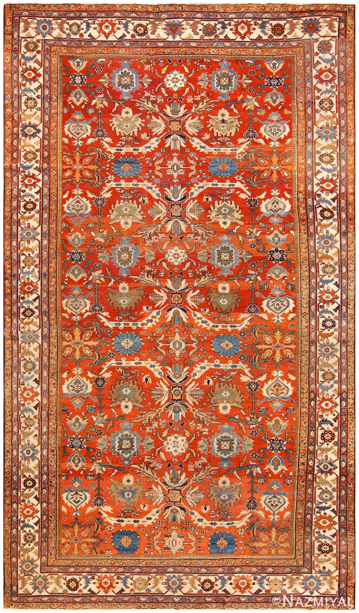 Antique Persian Sultanabad Carpet 48563 Nazmiyal