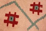 Weave detail Vintage Turkish Kilim rug 50322 by Nazmiyal