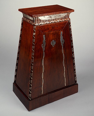 Mahogany and silver Coin Cabinet Mahogany and silver Coin cabinet, Met Museum of Art by Nazmiyal