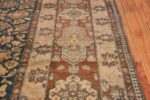 Blue Room Size Antique Persian Isfahan Rug 50333 Border Namziyal