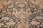 Blue Room Size Antique Persian Isfahan Rug 50333 Central Tiara Flowers Nazmiyal