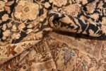 Texture Antique Persian Malayer rug 48387 by Nazmiyal