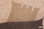 Vintage Mid Century Swedish Rya Shag Rug 48579 Woven Knots Nazmiyal
