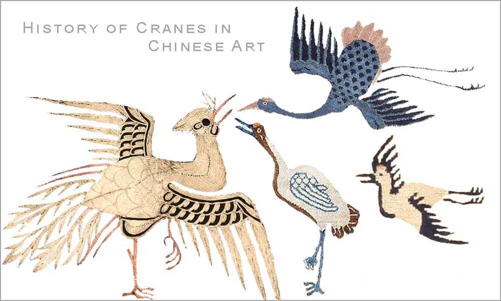 Cranes in Chinese Art | Chinese Crane Symbol Significance Meaning