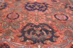 Antique 18th Century Turkish Smyrna Oushak Rug 47436 Central Medallion Nazmiyal