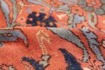 Antique 18th Century Turkish Smyrna Oushak Rug 47436 Floral Pile Nazmiyal