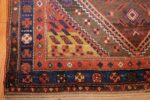 antique persian tribal kurdish rug 48610 corner Nazmiyal