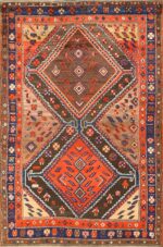 Antique Persian Tribal Kurdish Rug 48610 by Nazmiyal