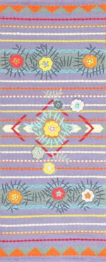 Beautiful Grudrun Sjoden Swedish Kilim 48605 Nazmiyal