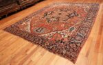 Full Antique room size Persian Heriz Serapi rug 48320 by Nazmiyal