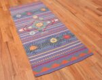 Full Beautiful Grudrun Sjoden Wedish Kilim 48605 by Nazmiyal