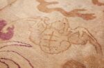 funky antique purple chinese dragon design rug 50385 bat Nazmiyal