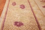 funky antique purple chinese dragon design rug 50385 border Nazmiyal