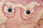 funky antique purple chinese dragon design rug 50385 eyes Nazmiyal