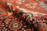 Pile Antique room size Persian Heriz Serapi rug 48320 by Nazmiyal