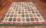 vintage ivory room size swedish kilim 48602 whole Nazmiyal