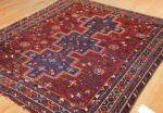 vintage persian tribal qashqai rug 50355 side Nazmiyal