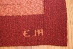 vintage scandinavian swedish kilim rug 48603 initials Nazmiyal