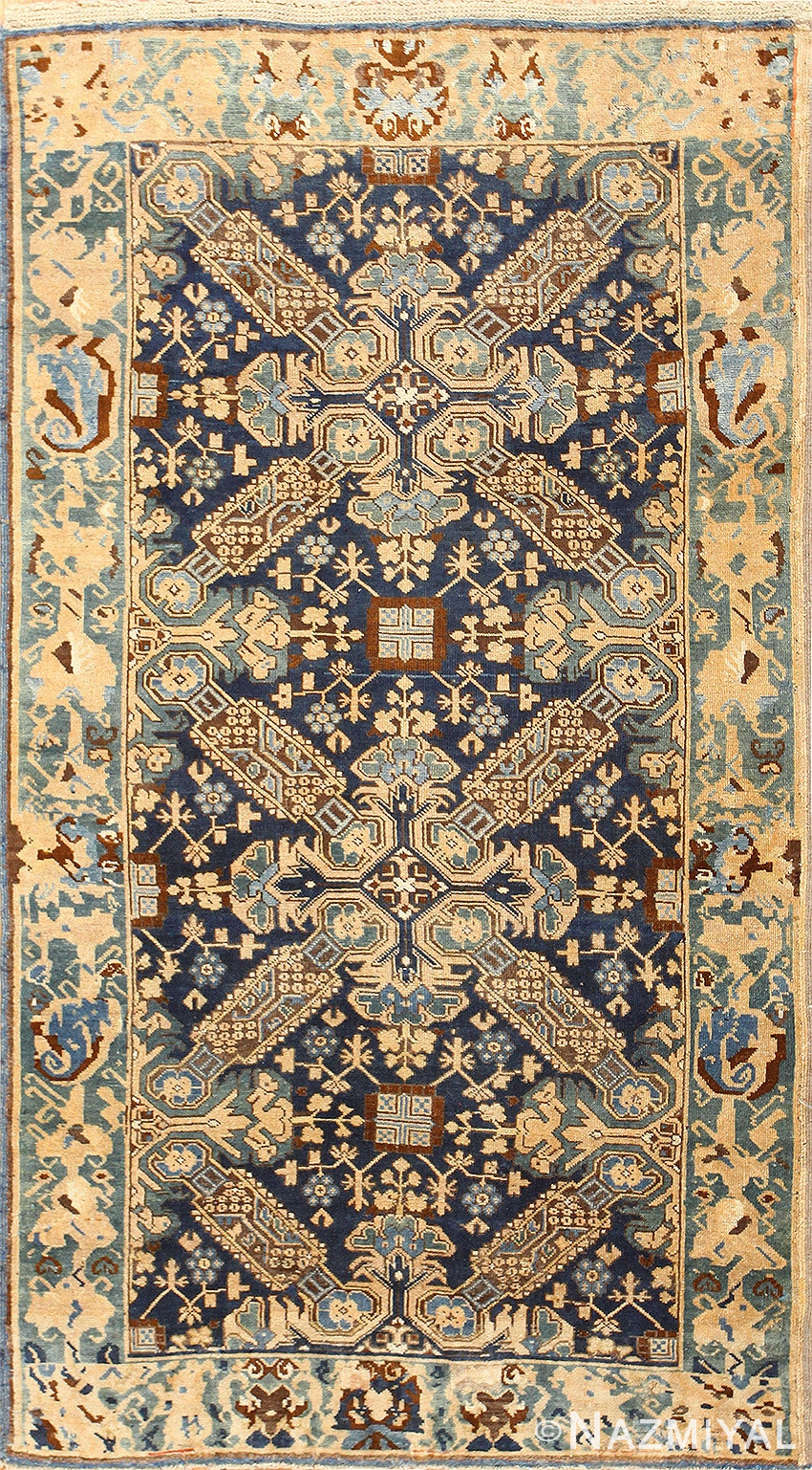 Antique Caucasian Seychour Rug 50032 Detail/Large View