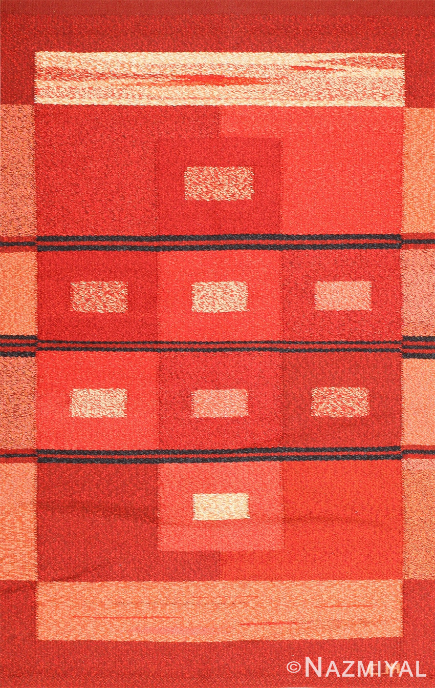 Vintage Scandinavian Swedish Kilim Rug 48603 Nazmiyal