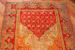 antique arts and crafts turkish oushak runner rug 48675 top Nazmiyal
