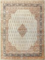 Antique Geometric Persian Tabriz Rug 50387 Nazmiyal