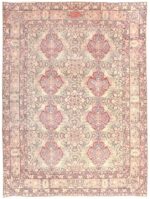Antique Persian Floral Kerman Rug 50389 Nazmiyal