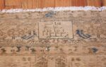antique persian malayer shabby chic rug 50358 signature Nazmiyal