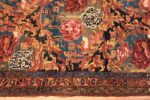 Border Antique Golfarang Persian Bidjar runner rug 48630 by Nazmiyal