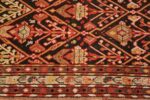 Border Antique rare Sherab Caucasian design rug 50424 by Nazmiyal