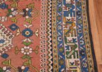 Colorful Vintage Persian Kurdish Rug 50432 Border Design Nazmiyal