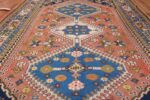 Colorful Vintage Persian Kurdish Rug 50432 Field Design Nazmiyal
