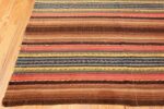 Corner Antique America rag rug 48669 by Nazmiyal