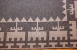 double sided vintage mid century scandinavian swedish kilim 48606 border Nazmiyal