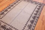 double sided vintage mid century scandinavian swedish kilim 48606 light side Nazmiyal