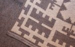 double sided vintage mid century scandinavian swedish kilim 48606 weave side Nazmiyal